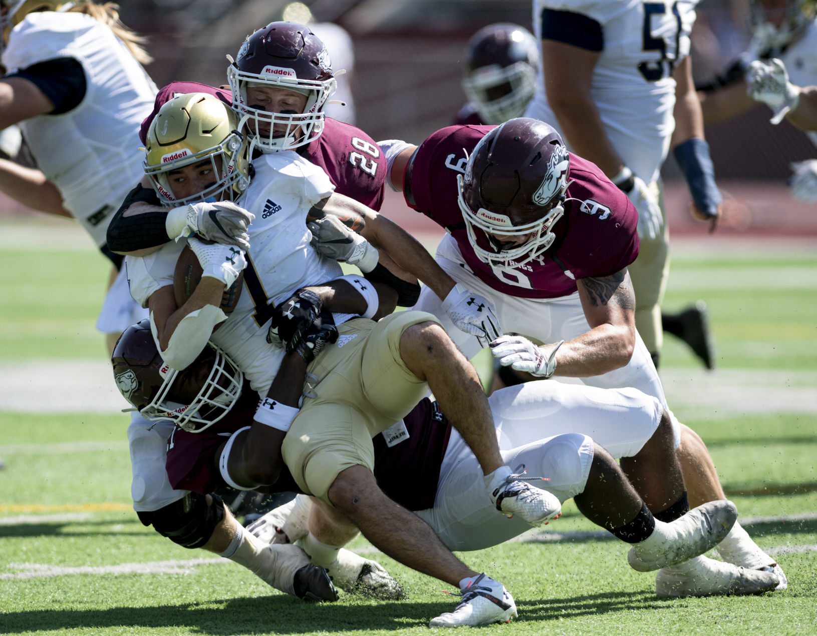 Morningside vs Mount Marty football
